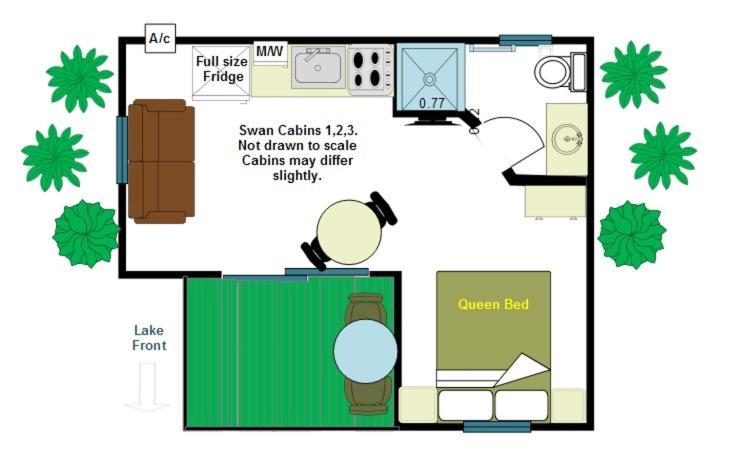 Lake Albert Caravan Park Hotel Meningie Стая снимка